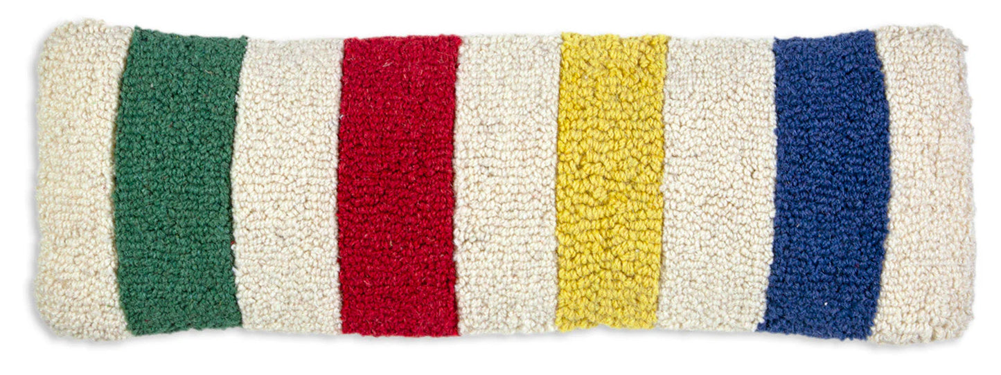 Hudson Bay Trading Blanket Inspired Throw Pillow