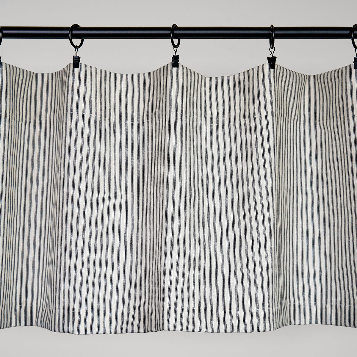 Premium Ticking Stripe Valance 9 Colors | Made in USA