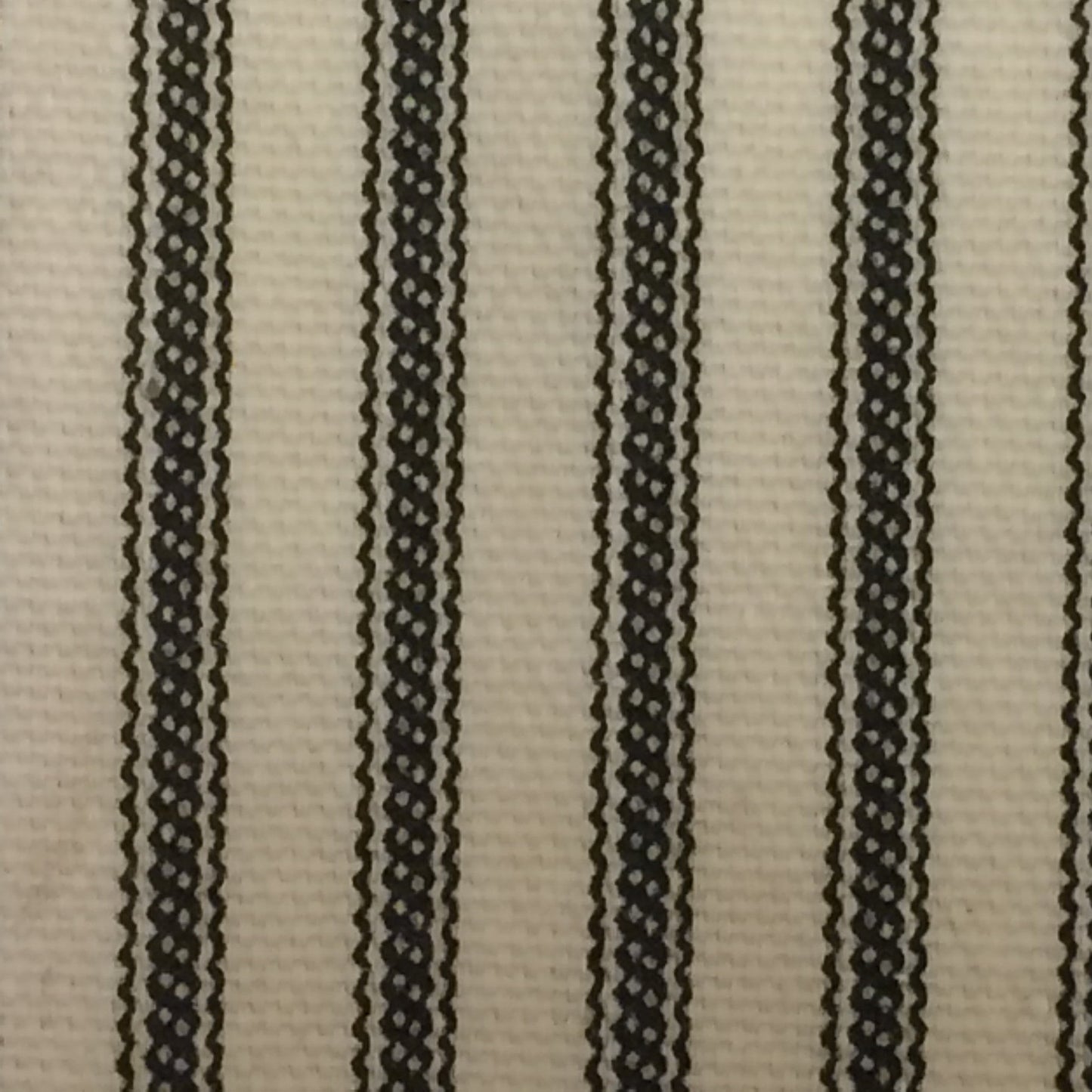 Black Stripe Ticking Bolster Neckroll Pillow