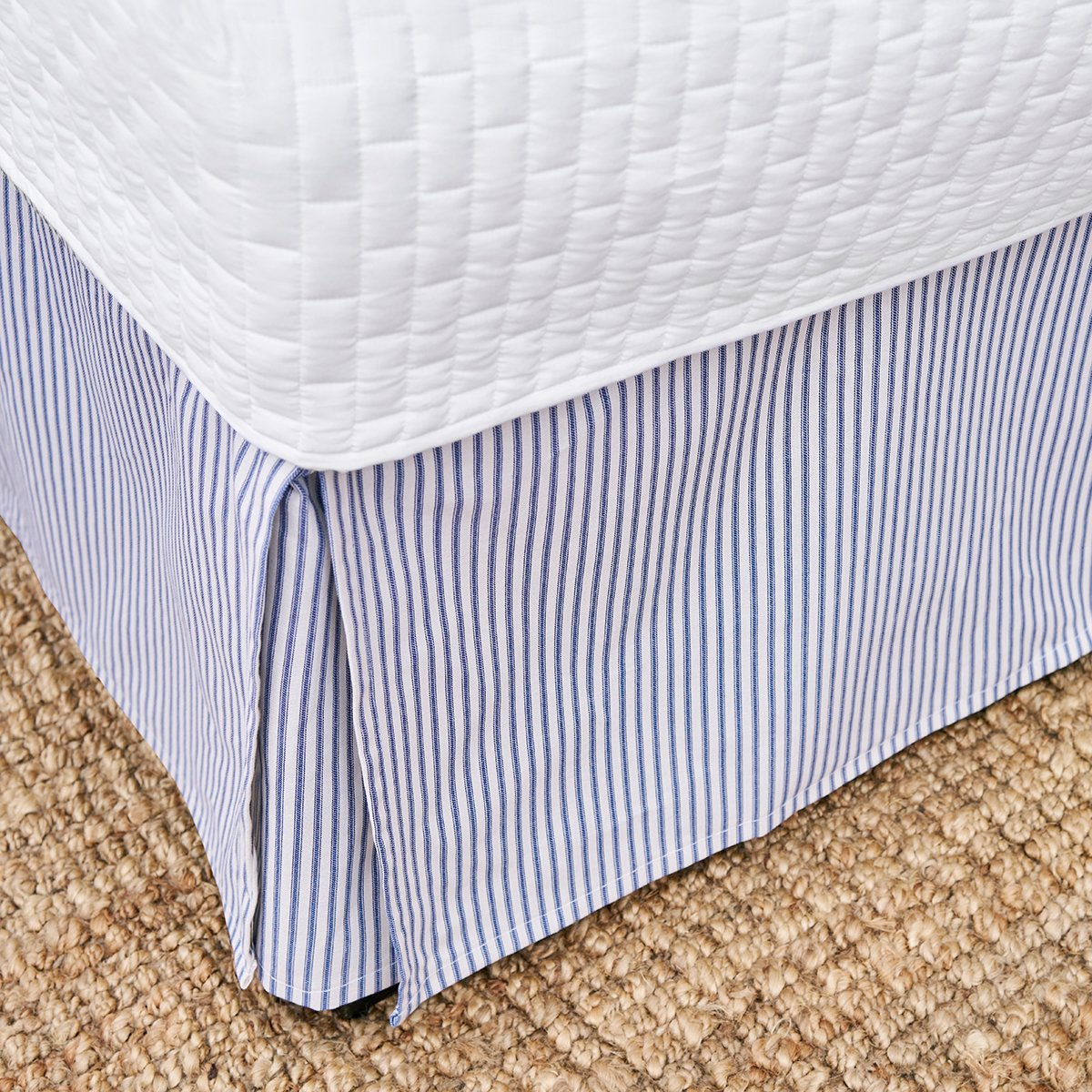 Ticking Stripe Bed Skirt | 5 Colors Available