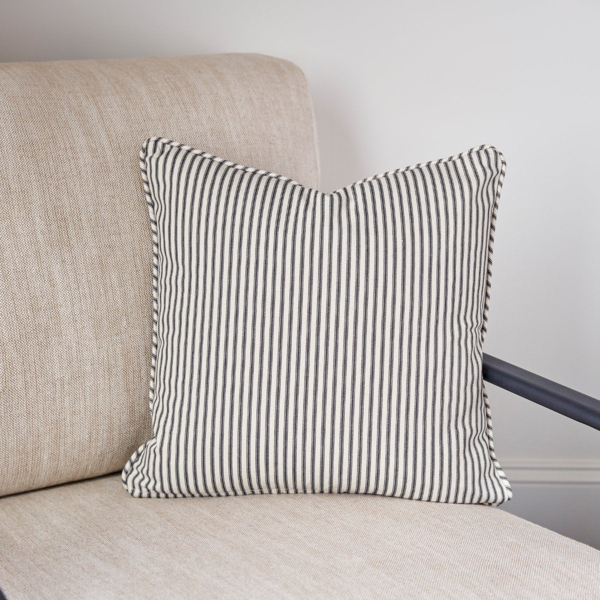 Ticking Stripe Throw Pillow Cover 18x18 – Daniel Dry Goods