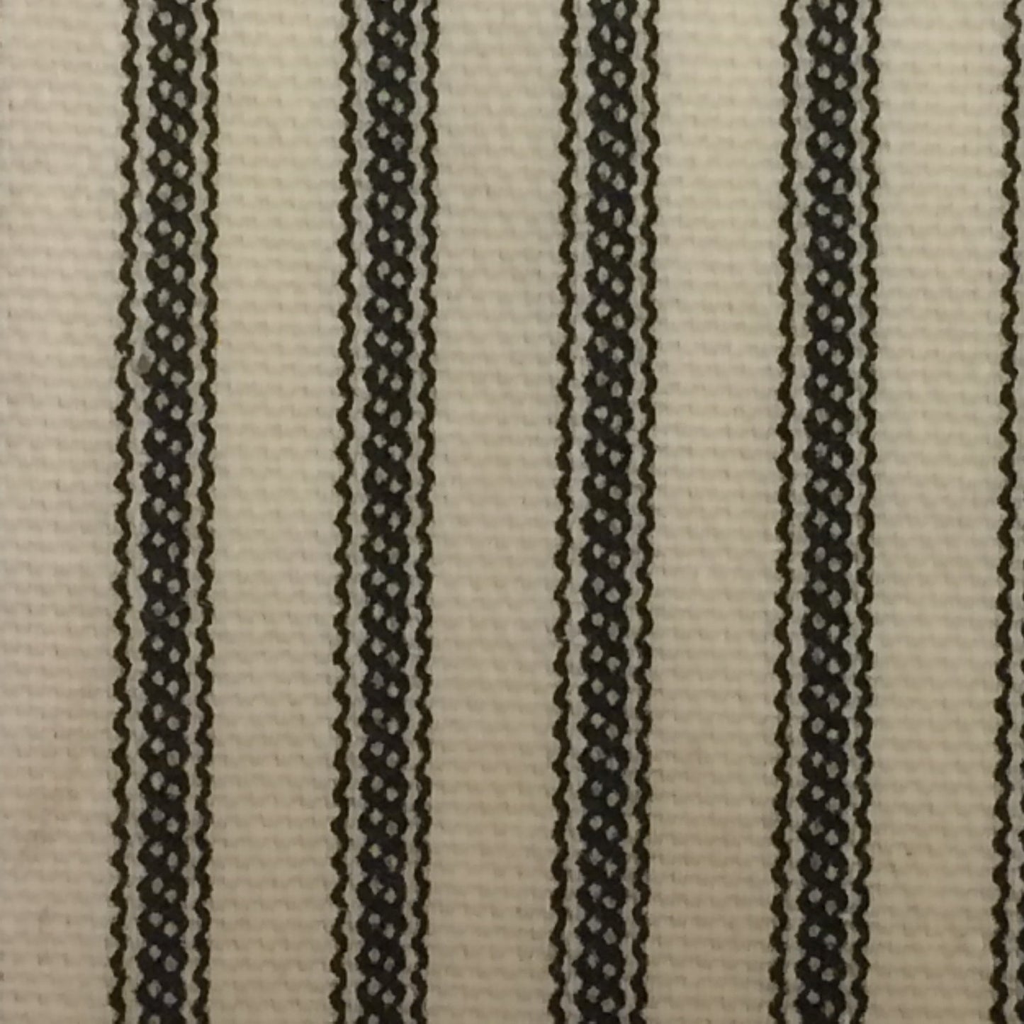 Black Stripe Ticking Bolster Neckroll Pillow