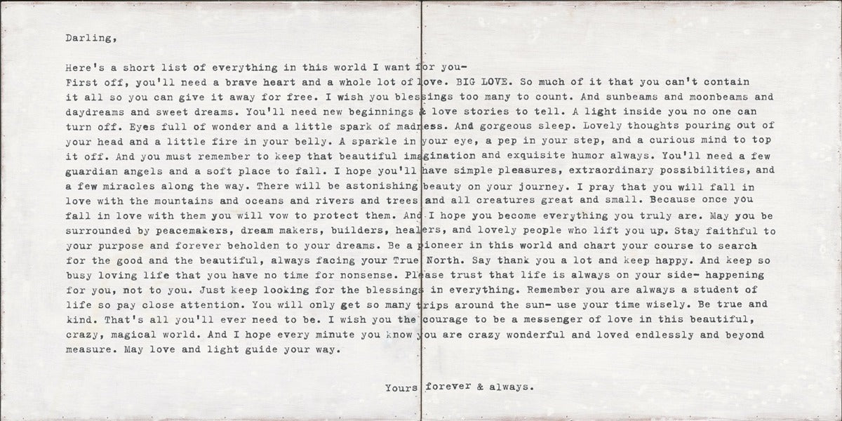 Camp Letter Print by Rebecca Puig Sugarboo and Co