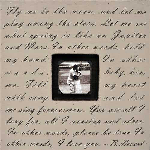 Fly Me To The Moon Picture Frame