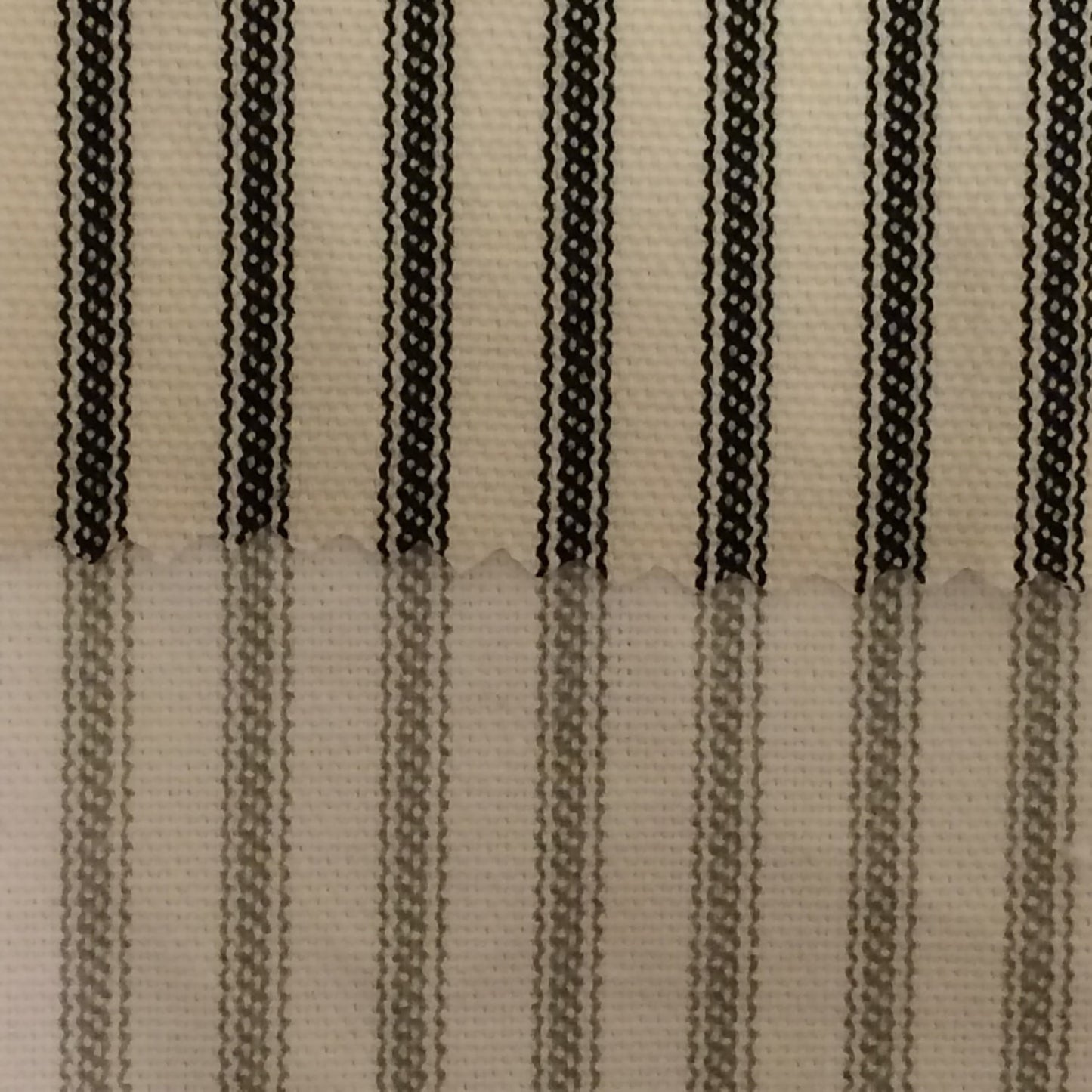 Ticking Stripe Bolster Pillow with Insert 6"x12" - Black, Navy, Red, Grey, Brown