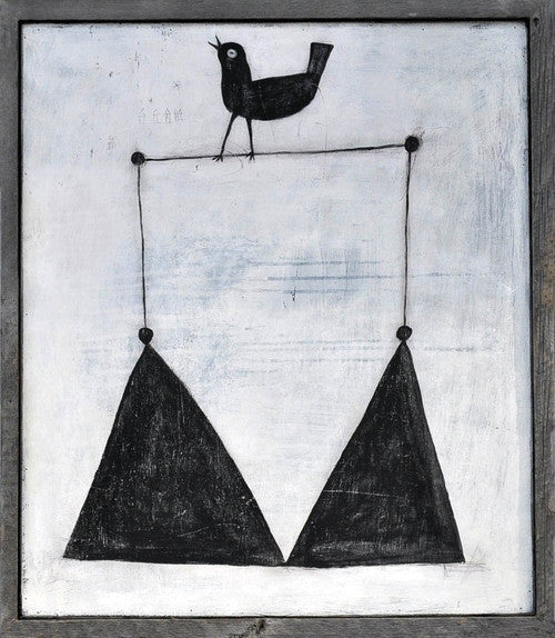 Bird On A Wire Art Print Sugarboo Designs Rebecca Puig