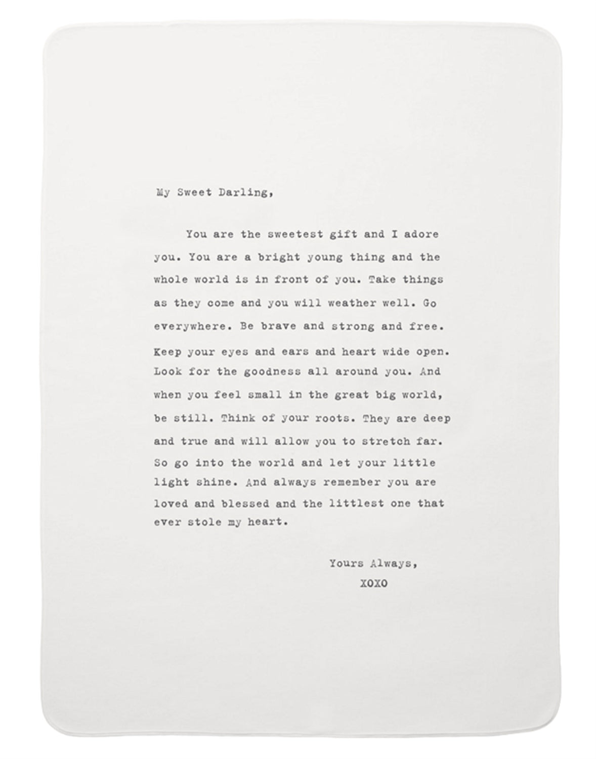 Sweet Darling Heirloom Blanket