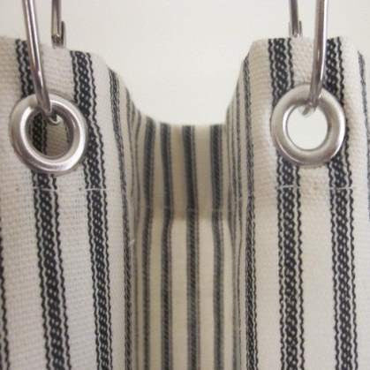 Behind the Scenes: Our Exclusive Ticking Stripe Shower Curtains Design