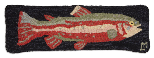 Fish Throw Pillow Steelhead Trout
