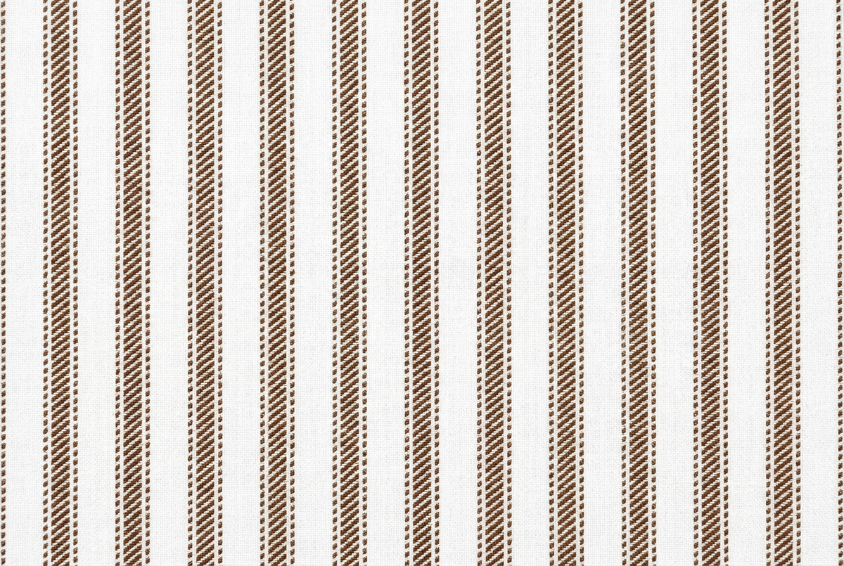 Ticking Stripe Euro Sham Brown and White