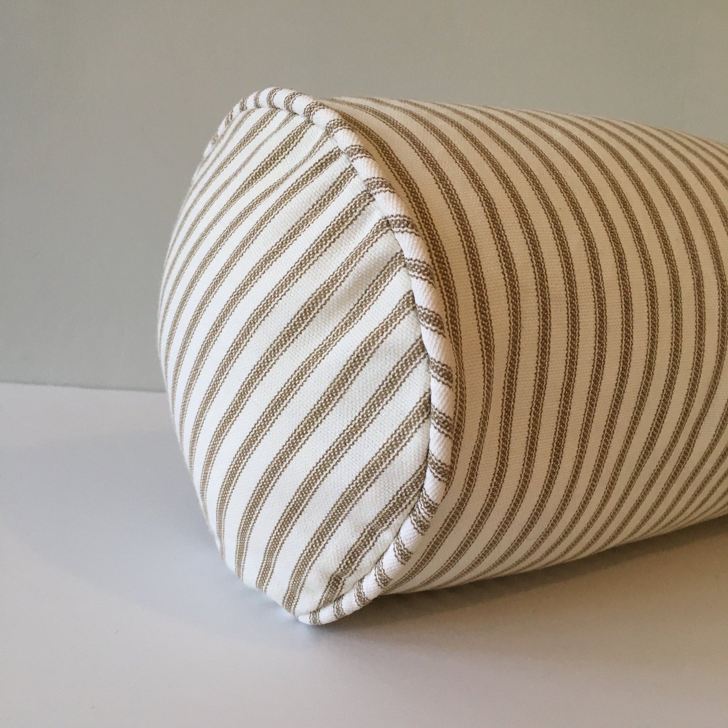 Brown Bolster Pillow Detail 