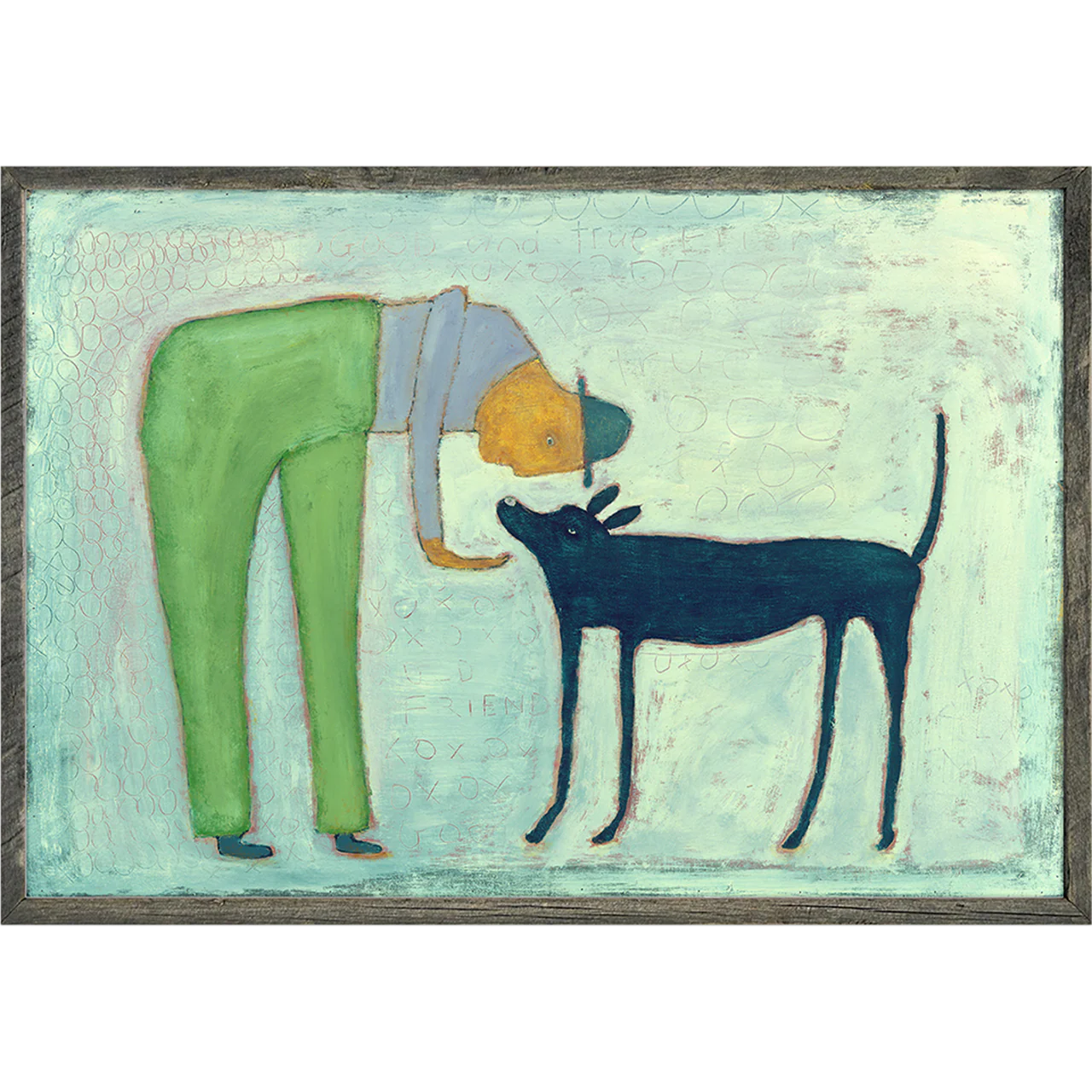 Man With Dog