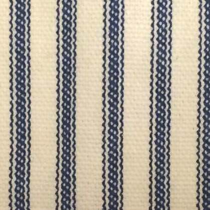 Ticking Stripe Pillow Navy Blue