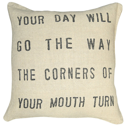 Your Day Will Go Throw PIllow