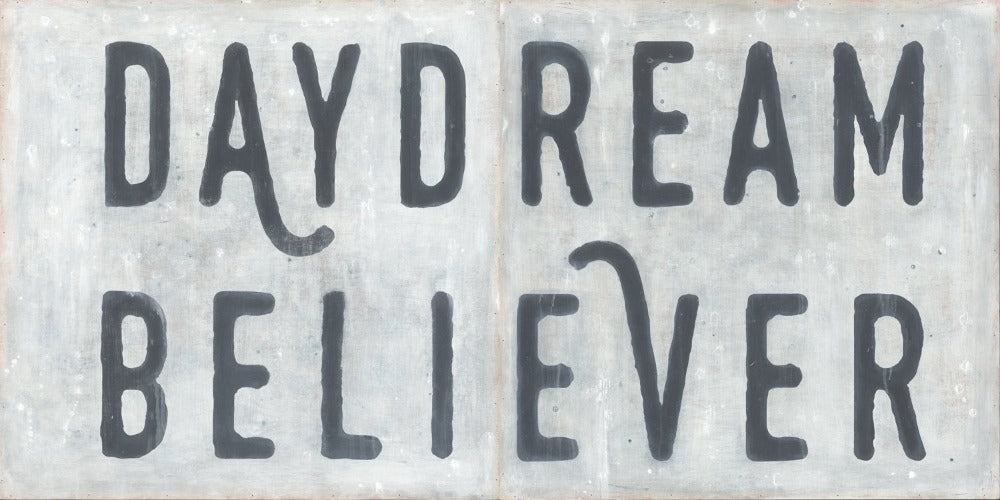 Daydream Believer Black and White Wall Art by Sugarboo
