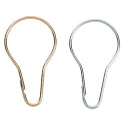 Gold or Chrome Shower Curtain Ring