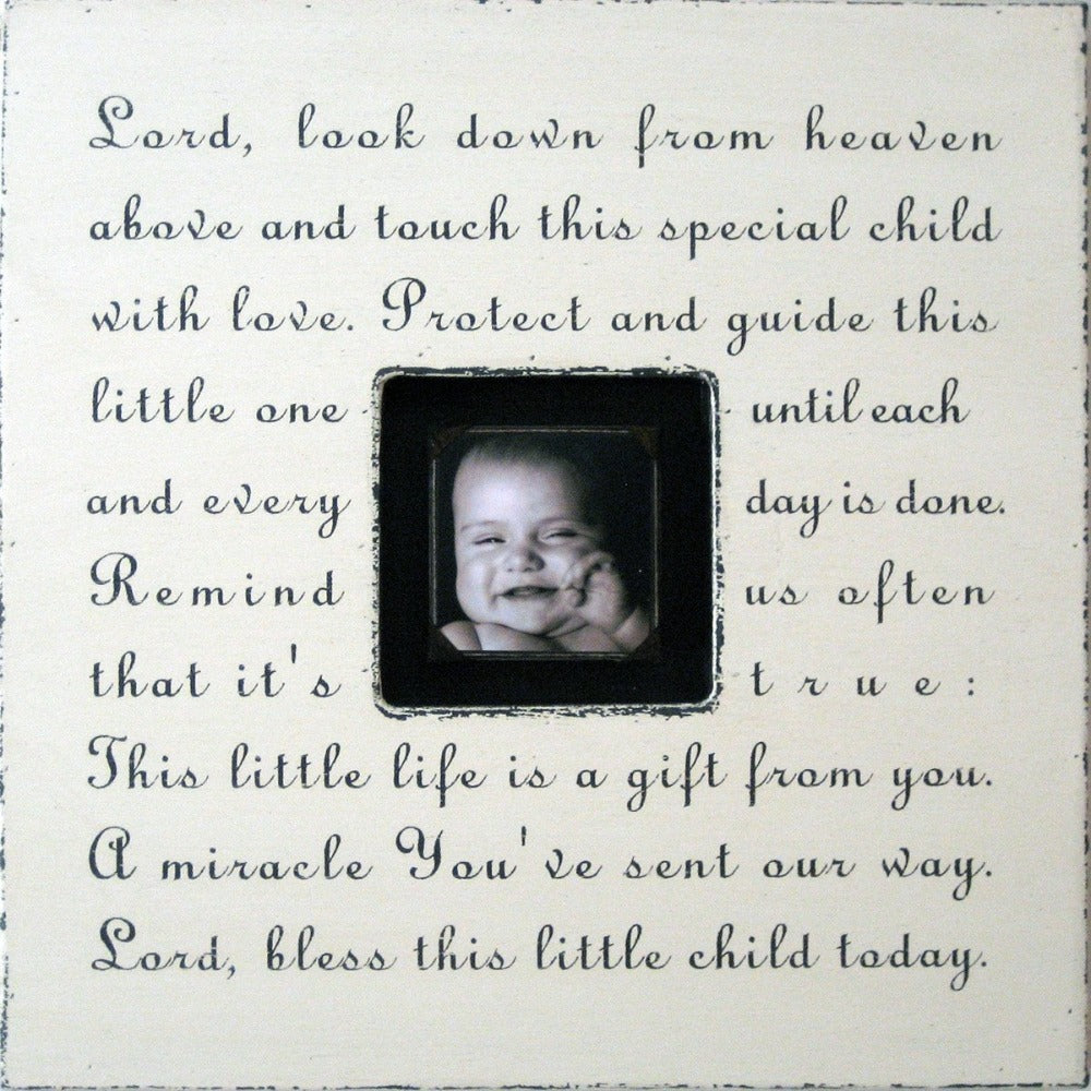 Lord Look Down Quote Picture Frame by Sugarboo