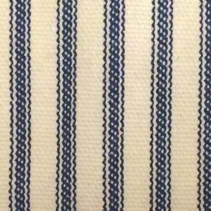 Ticking Stripe Pillow Sham Navy Blue