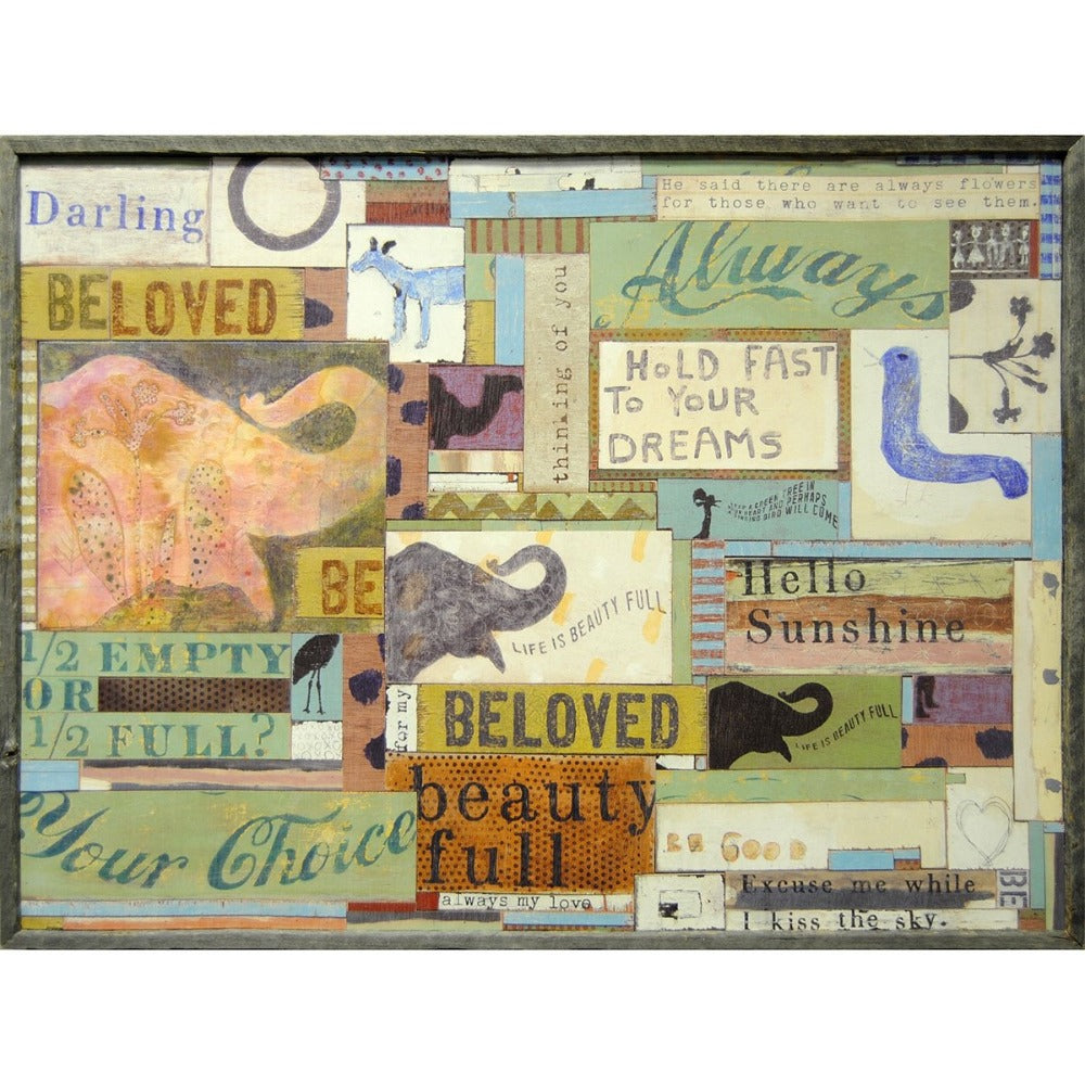 Assemblage Art Print Sugarboo Designs Rebecca Puig