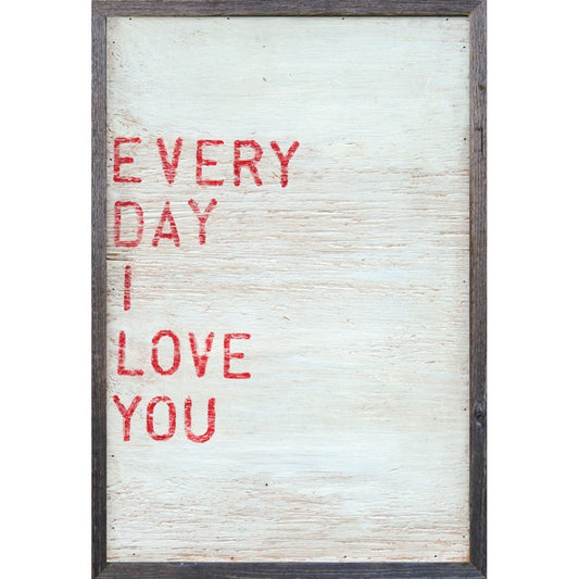 Every Day I Love You Art Print Sugarboo Designs