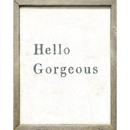 Hello Gorgeous Art Print by Sugarboo
