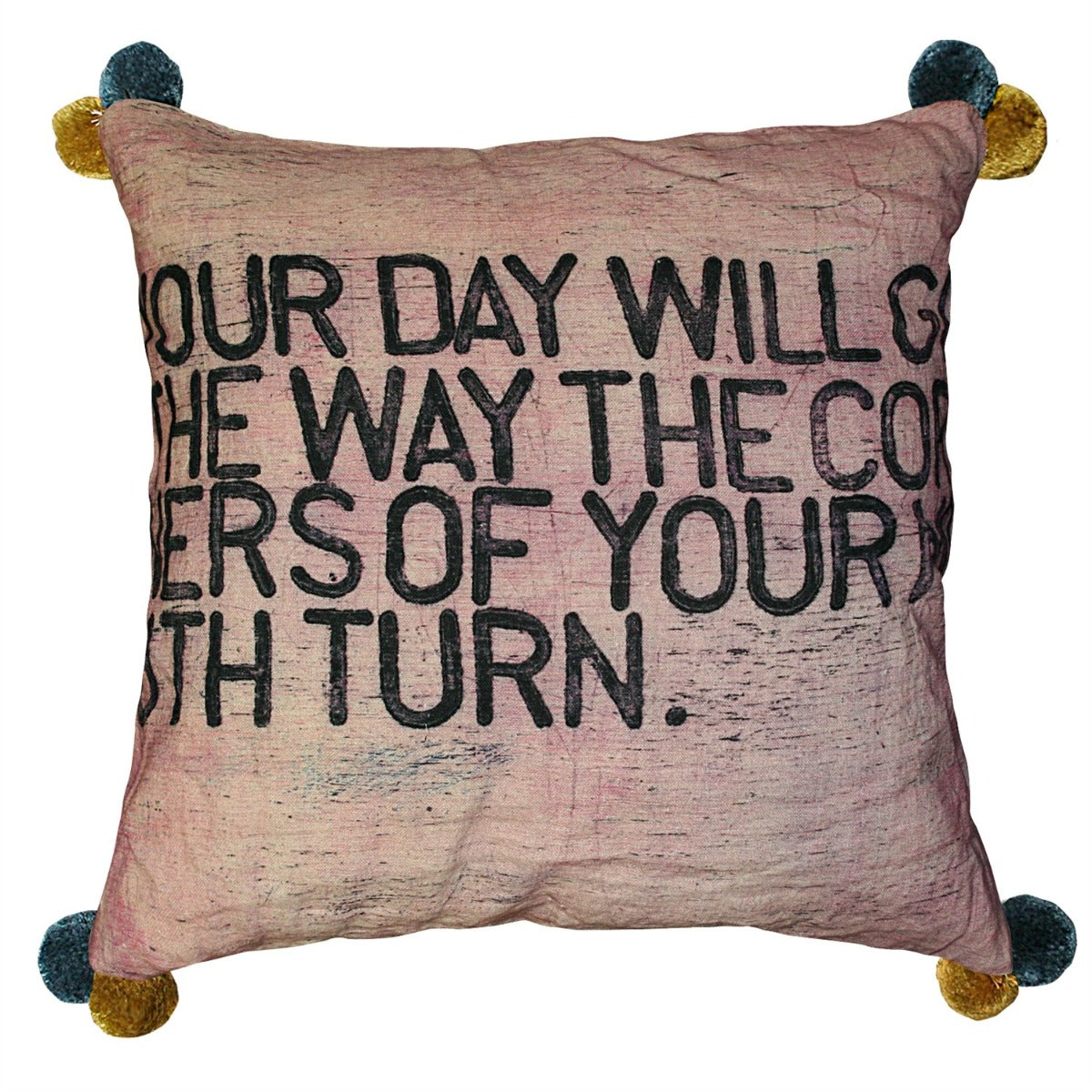 Sugarboo Your Day Will Go Throw Pillow