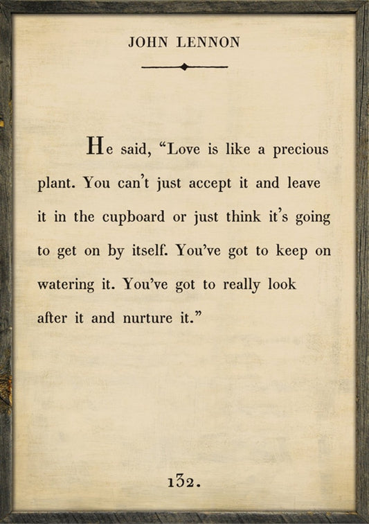 Words of Wisdom Print by John Lennon print